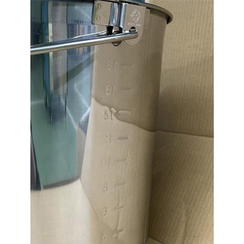 20L バケツ(口付/ステンレス製) エスコ