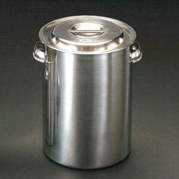 Φ220x308mm 取手付深型タンク(ステンレス製) エスコ
