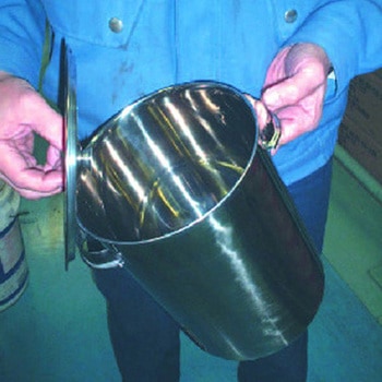 Φ220x308mm 取手付深型タンク(ステンレス製) エスコ