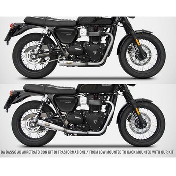 2＞2 ステンレススチール レーシング フルキット TRIUMPH BONNEVILLE T100 (2017-2019) ZARD (ザード)