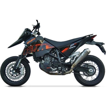 2＞2 ステンレススチール レーシング ヘッダキット + チタン スリップオン KTM 690 SM (2006-2008) ZARD (ザード)