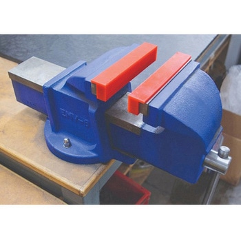 113x25mm バイス口金(ラバー製/マグネット付/2個) エスコ