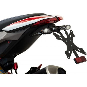 Adjustable license plate Ducati Hypermotard 821/939 ブラック CNC Racing (シーエヌシーレーシング)
