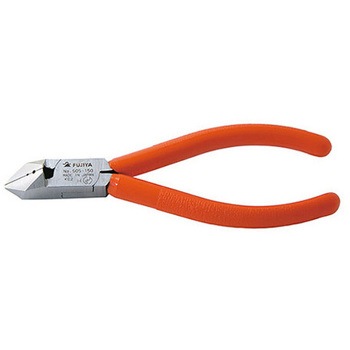 125mm 斜ニッパー・穴付(ラウンド刃) - エスコ