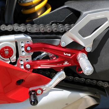 Adjustable リアセット Ducati Panigale V4 series for V4 V4 S and V4 Speciale - Pramac Racing limited Edition Silver/Red CNC Racing (シーエヌシーレーシング)