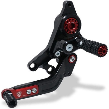 Adjustable リアセット rider Ducati Hypermotard 950 ブラック/Red CNC Racing (シーエヌシーレーシング)