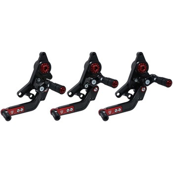 Adjustable リアセット rider Ducati Hypermotard 950 ブラック/Red CNC Racing (シーエヌシーレーシング)