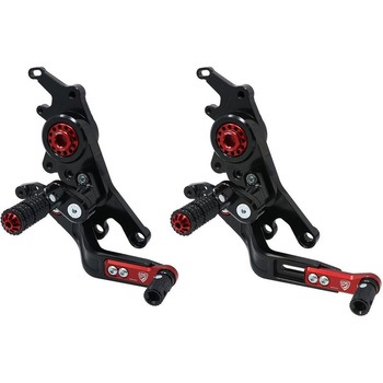 Adjustable リアセット rider Ducati Hypermotard 950 ブラック/Red CNC Racing (シーエヌシーレーシング)