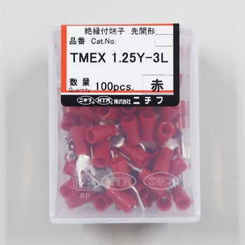 1.25Y-3L [Y形]絶縁圧着端子(100個) エスコ