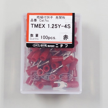 1.25Y-4S [Y形]絶縁圧着端子(100個) エスコ