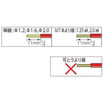 差込形電線コネクター(4線用/20個) - エスコ
