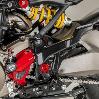 Adjustable リアセット TOURING Ducati Monster 821 1200 1200S ブラック CNC Racing (シーエヌシーレーシング)