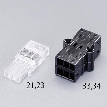 差込形電線コネクター(VVF3心用/雄/20個) エスコ