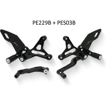 Adjustable rider rearsets MV Agusta Brutale - CNC Racing (シーエヌシーレーシング)