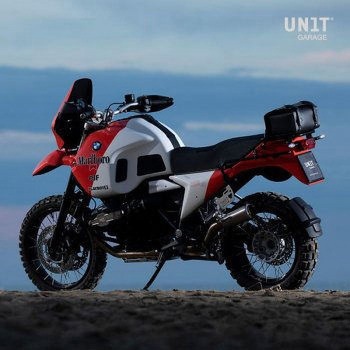 Alpina White/Red Tank cover | 1201WR UnitGarage (ユニットガレージ)