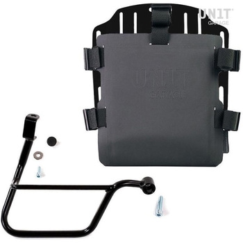 Aluminum bag holder with adjustable front in Hypalon and Quick Release System + サブフレーム | UG007-U000-1011DX UnitGarage (ユニットガレージ)