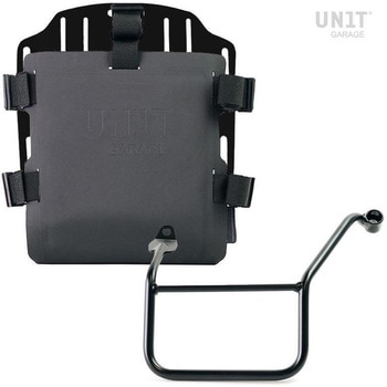 Aluminum bag holder with adjustable front in Hypalon and Quick Release System + サブフレーム | UG007-U000-3208SX UnitGarage (ユニットガレージ)
