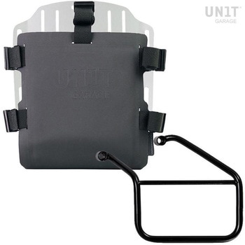 Aluminum bag holder with adjustable front in Hypalon and Quick Release System + サブフレーム | UG007-U000-3500SX UnitGarage (ユニットガレージ)