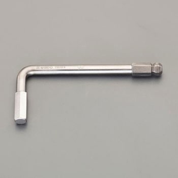 10x112mm 六角棒レンチ(ボールポイント/チタン合金製) エスコ
