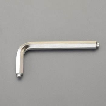 5x 80mm パイロットリセス付ボルト用六角棒レンチ - エスコ