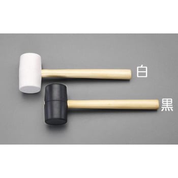 340g/52x310mm ゴムハンマー(白) エスコ