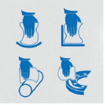 120x102mm 万能パテべら(プラスチック製) - エスコ