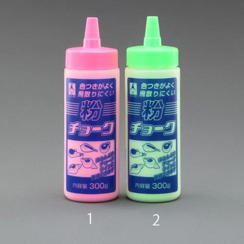 300g 粉チョーク(蛍光グリーン) エスコ