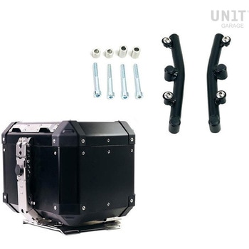 Atlas 36L Aluminum トップケース + Husqvarna Norden 901 Plate with support | AL3-3006-BL UnitGarage (ユニットガレージ)