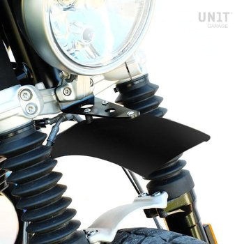 Black aluminum nineT high mudguard | 1633BL UnitGarage (ユニットガレージ)