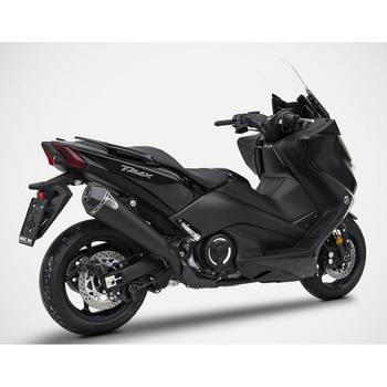BLACK レーシング フルキット + カーボンエンドキャップ YAMAHA T-MAX (2017-2019) ZARD (ザード)