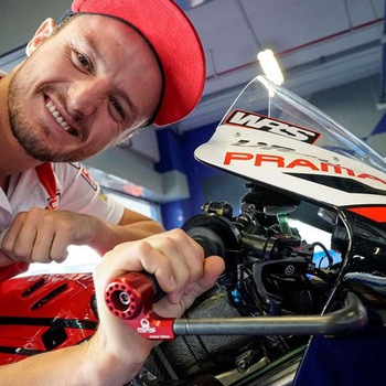 Brake-Guard Race Pramac Racing limited edition - Protection フロントブレーキレバー  Red CNC Racing (シーエヌシーレーシング)