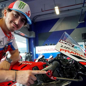 Brake-Guard Race Pramac Racing limited edition - Protection フロントブレーキレバー  Red CNC Racing (シーエヌシーレーシング)
