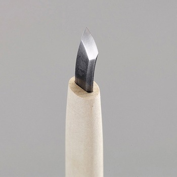 1.0mm 彫刻刃(安来鋼/ナギナタ曲型左) エスコ