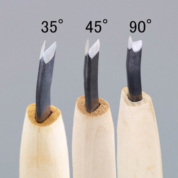 6.0mm 彫刻刃(安来鋼/三角型/35°) - エスコ