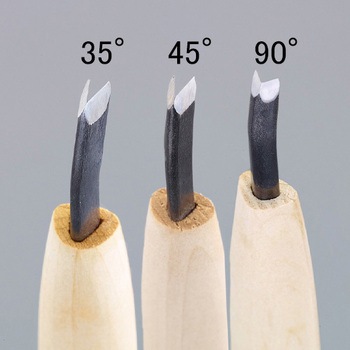 4.5mm 彫刻刃(安来鋼/三角型/45°) - エスコ