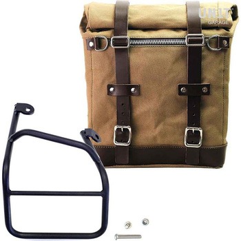 Canvas サイドパニアケース Scram 22L-30L + 右 サブフレーム Ducati Scrambler 1100 | U201-1010DX UnitGarage (ユニットガレージ)