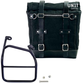 Canvas サイドパニアケース Scram 22L-30L + 右 サブフレーム Ducati Scrambler 1100 | U201-1010DX UnitGarage (ユニットガレージ)
