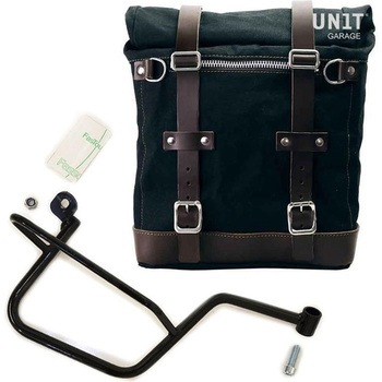 Canvas サイドパニアケース Scram 22L-30L + 右 サブフレーム Guzzi V7 | U201-2213DX UnitGarage (ユニットガレージ)