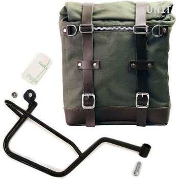 Canvas サイドパニアケース Scram 22L-30L + 右 サブフレーム Guzzi V7 | U201-2213DX UnitGarage (ユニットガレージ)