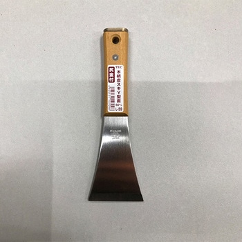 60mm 革すき(ステンレス製/ハンマーヘッド付) エスコ