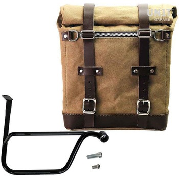 Canvas サイドパニアケース Scram 22L-30L + 右 サブフレーム Triumph Thruxton & Thruxton R 1200 (2016 until now) | U201-1020DX UnitGarage (ユニットガレージ)