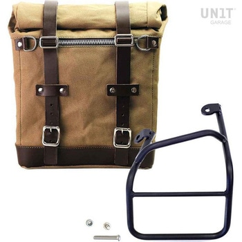 Canvas サイドパニアケース Scram 22L-30L + 左 サブフレーム Ducati Scrambler 1100 | U201-1010SX UnitGarage (ユニットガレージ)