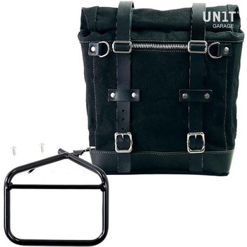 Canvas サイドパニアケース Scram 22L-30L + 左 サブフレーム Ducati Scrambler Series | U201-1007 UnitGarage (ユニットガレージ)