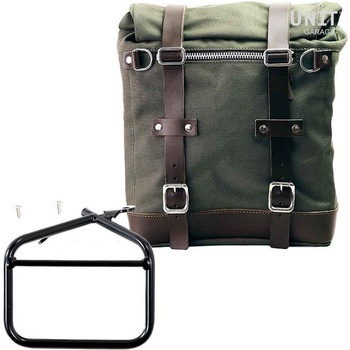 Canvas サイドパニアケース Scram 22L-30L + 左 サブフレーム Ducati Scrambler Series | U201-1007 UnitGarage (ユニットガレージ)