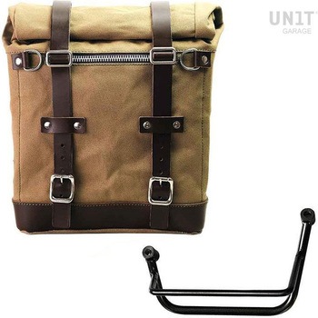 Canvas サイドパニアケース Scram 22L-30L + 左 サブフレーム Guzzi V85 TT | U201-2251SX UnitGarage (ユニットガレージ)