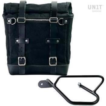 Canvas サイドパニアケース Scram 22L-30L + 左 サブフレーム Guzzi V9 Bobber | U201-2250SX UnitGarage (ユニットガレージ)