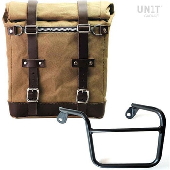 Canvas サイドパニアケース Scram 22L-30L + 左 サブフレーム Mash | U201-2600SX UnitGarage (ユニットガレージ)