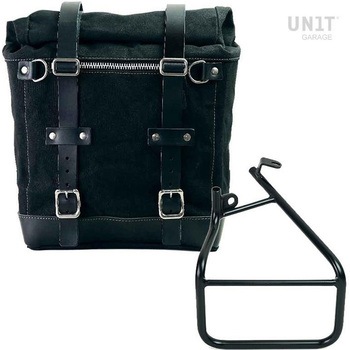 Canvas サイドパニアケース Scram 22L-30L + 左 サブフレーム Sportster S 1250 | U201-3320SX UnitGarage (ユニットガレージ)