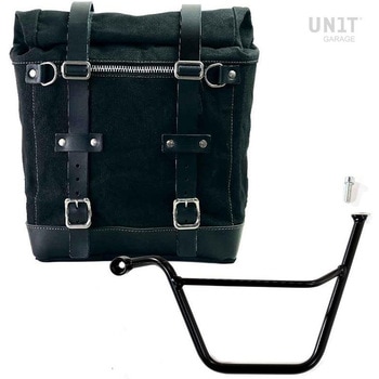 Canvas サイドパニアケース Scram 22L-30L + 左 サブフレーム Triumph Bonneville T100 (2001-2016) | U201-1005SX UnitGarage (ユニットガレージ)