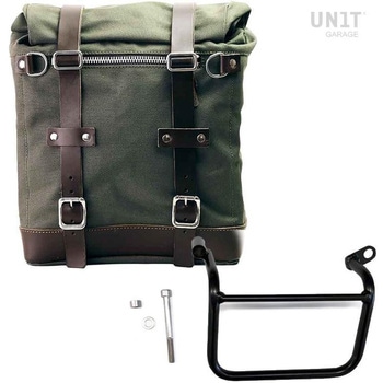 Canvas サイドパニアケース Scram 22L-30L + 左 サブフレーム Triumph Scrambler 1200 XC_XE (2019 until now) | U201-1019SX UnitGarage (ユニットガレージ)